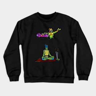 Mikey and Leonardo Meditate Together Crewneck Sweatshirt